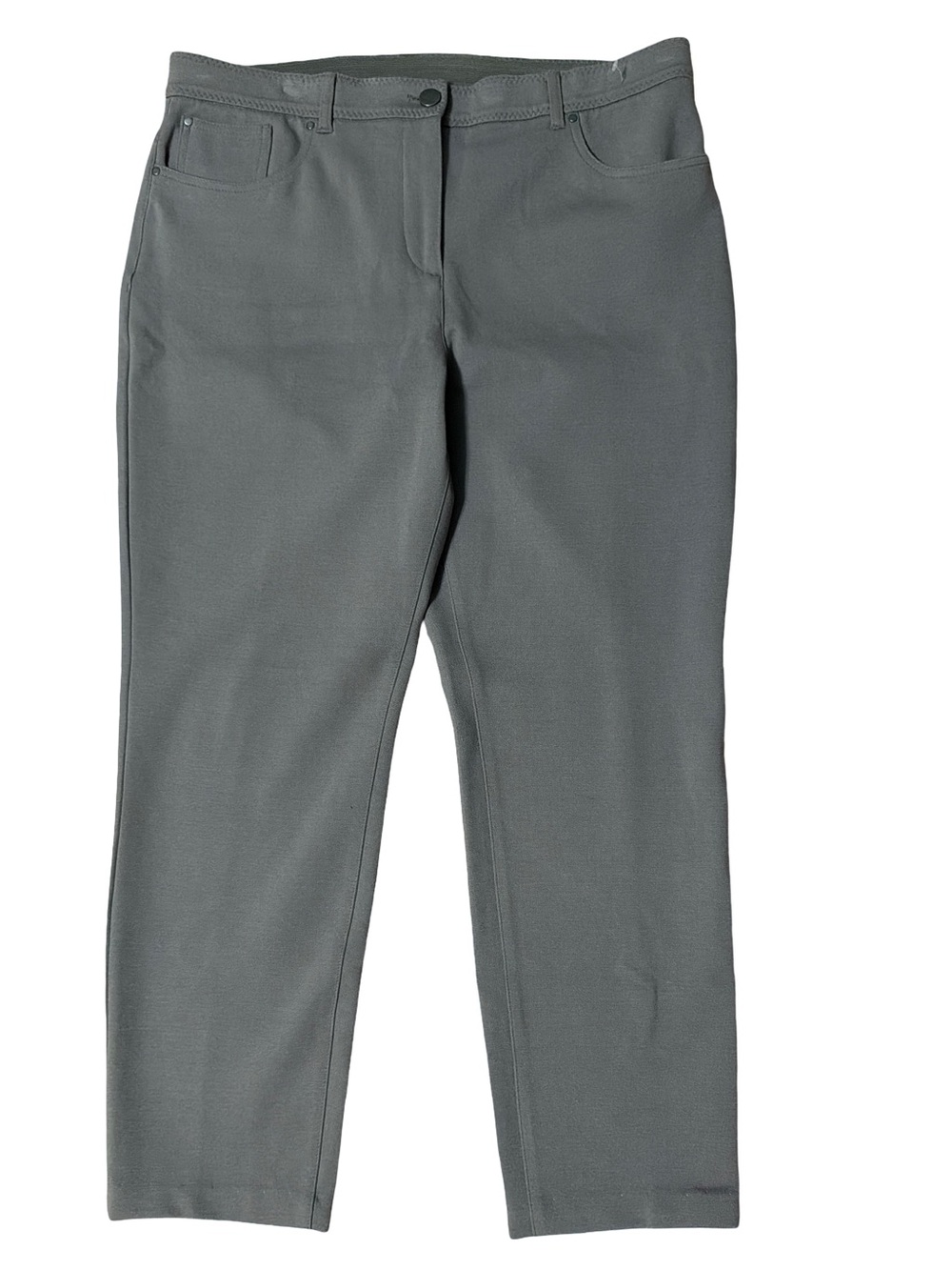 Chico's So slimming Gray Cropped Ankle Pants